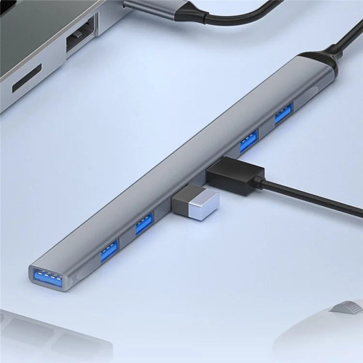 ADS-303C Type-C Docking Station USB 3.0 Splitter for Laptop / Tablet / PC 7-Port USB Hub