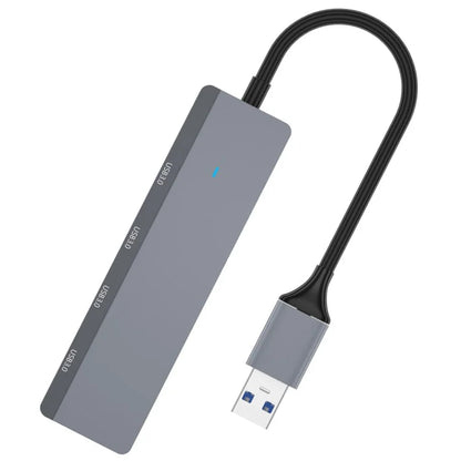 ADS-305A USB to 4 X USB3.0 Docking Station USB Hub Aluminum Alloy Adapter