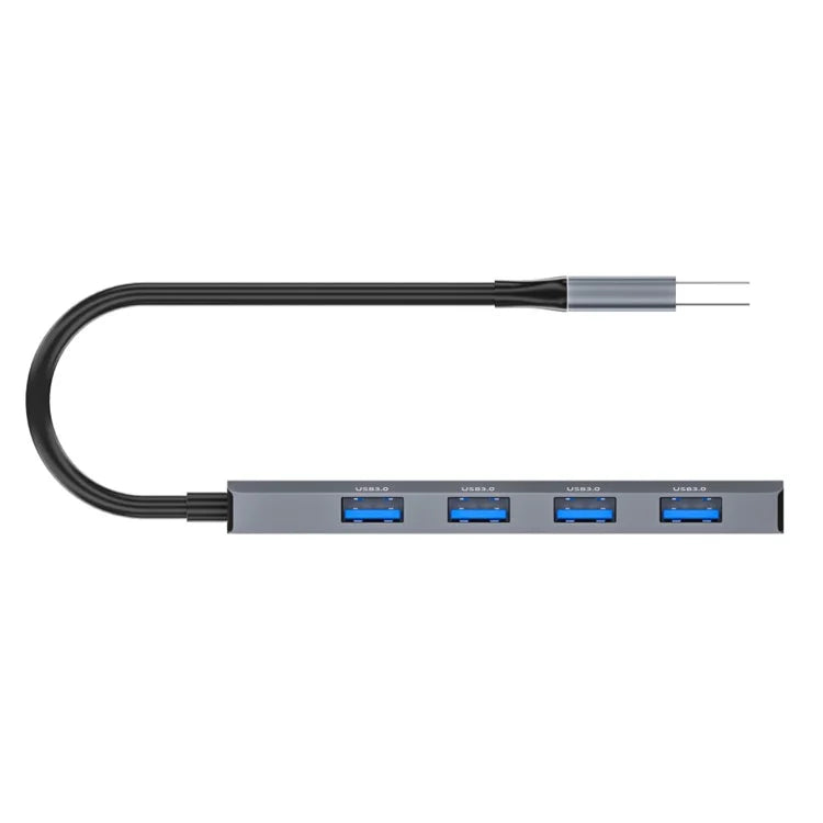 ADS-305A USB to 4 X USB3.0 Docking Station USB Hub Aluminum Alloy Adapter
