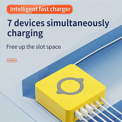 963L All in One 140W 6 Ports Charging Station with Wireless Charging for Phones / Tablet / Laptop