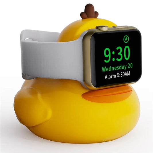 Stand Holder for Apple Watch Series Watch Charger CUTE DUCK Series Silicone Charging Dock (without Charger)