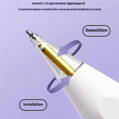 For Apple Pencil (2nd Generation) / Pencil (1st Generation) / Pencil (USB-C) Replacement Tips Tablet Pen Tips