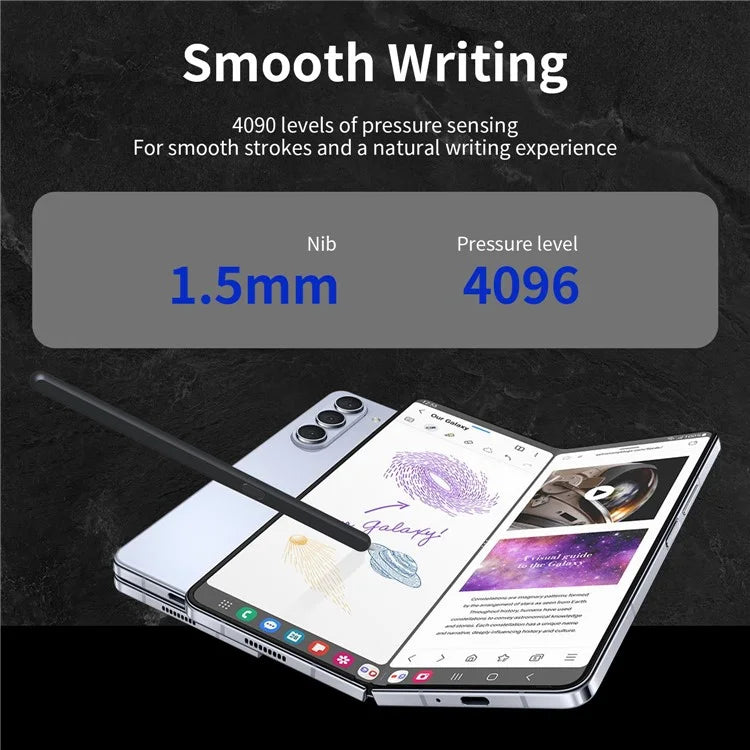 For Samsung Galaxy Z Fold6 5G / Z Fold5 5G / Z Fold4 5G / Z Fold3 5G Electromagnetic Pen Stylus with Pen Slot