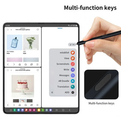 For Samsung Galaxy Z Fold6 5G / Z Fold5 5G / Z Fold4 5G / Z Fold3 5G Electromagnetic Pen Stylus with Pen Slot