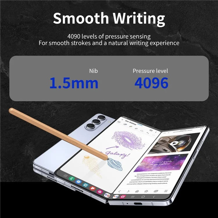 For Samsung Galaxy Z Fold6 5G / Z Fold5 5G / Z Fold4 5G / Z Fold3 5G Electromagnetic Pen Stylus with Pen Slot