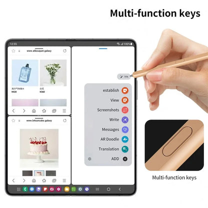 For Samsung Galaxy Z Fold6 5G / Z Fold5 5G / Z Fold4 5G / Z Fold3 5G Electromagnetic Pen Stylus with Pen Slot