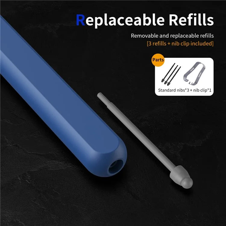 For Samsung Galaxy Z Fold6 5G / Z Fold5 5G / Z Fold4 5G / Z Fold3 5G Electromagnetic Pen Stylus with Pen Slot