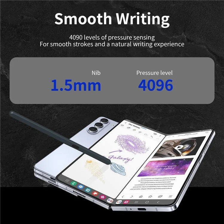 For Samsung Galaxy Z Fold6 5G / Z Fold5 5G / Z Fold4 5G / Z Fold3 5G Electromagnetic Pen Stylus with Pen Slot