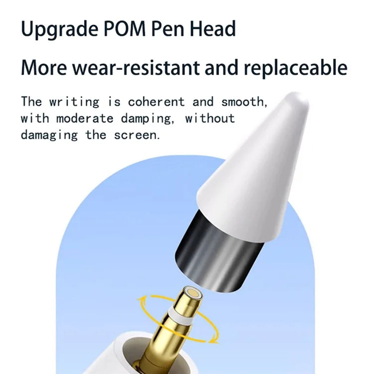 LENOVO Thinkplus BP18-BL Universal Stylus with Bluetooth Rechargeable Tablet Pen POM Tip Magnetic Pencil