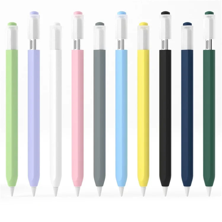 For Apple Pencil (USB-C) Stylish Silicone Sleeve Stylus Pen Protective Coverish Green
