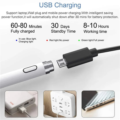 Lightweight Active Capacitive Stylus Pen for Cell Phone, Tablet Writing Drawing Pencil
