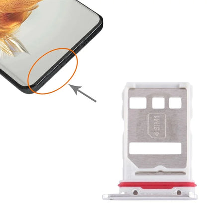 For Huawei Mate 50 Pro 4G SIM Card Tray Holder Replacement Part (without Logo)