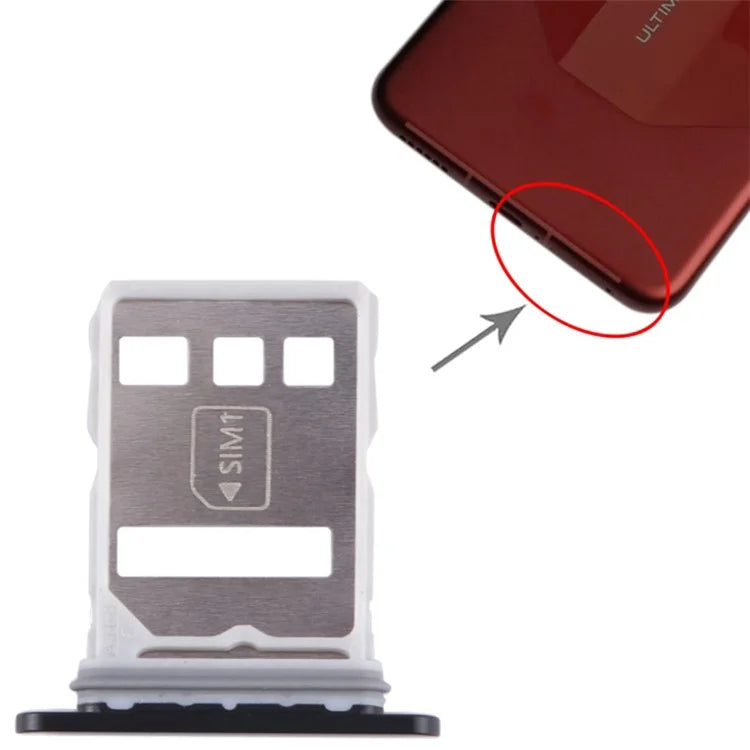 For Huawei Mate 60 Pro+ SIM Card Tray Holder Replacement Part (without Logo)