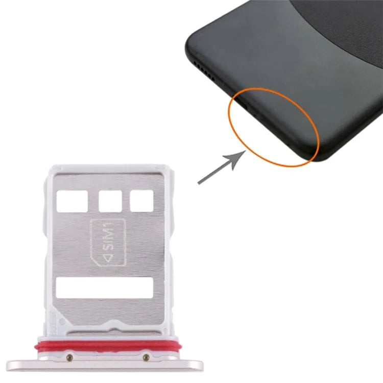 For Huawei Mate 60 SIM Card Tray Holder Replacement Part (without Logo)