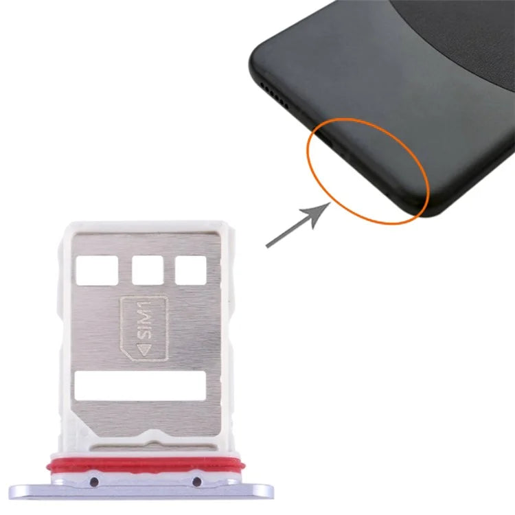 For Huawei Mate 60 SIM Card Tray Holder Replacement Part (without Logo)