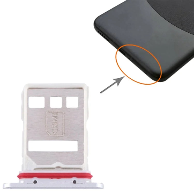 For Huawei Mate 60 SIM Card Tray Holder Replacement Part (without Logo)