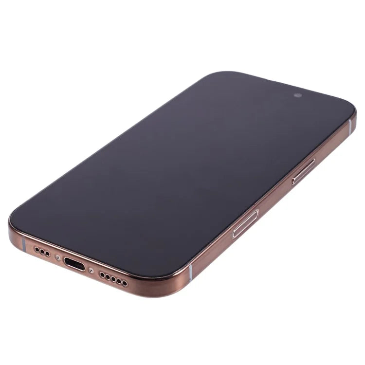 For iPhone 16 Pro Max Fake Phone Model Black Screen Not Real Smartphone Display (Without Logo)