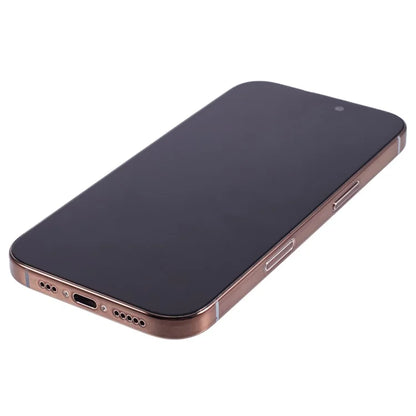 For iPhone 16 Pro Max Fake Phone Model Black Screen Not Real Smartphone Display (Without Logo)