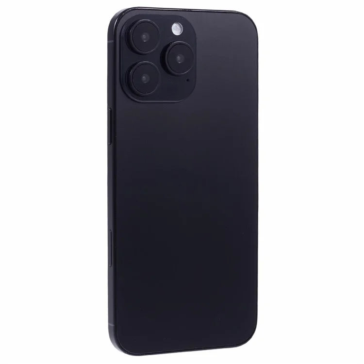 For iPhone 16 Pro Max Fake Phone Model Black Screen Not Real Smartphone Display (Without Logo)