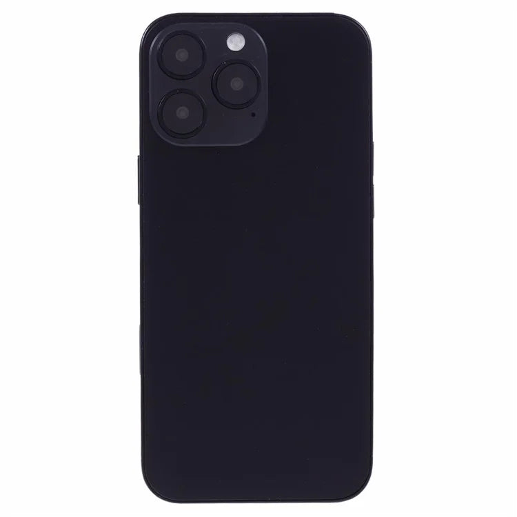 For iPhone 16 Pro Max Fake Phone Model Black Screen Not Real Smartphone Display (Without Logo)