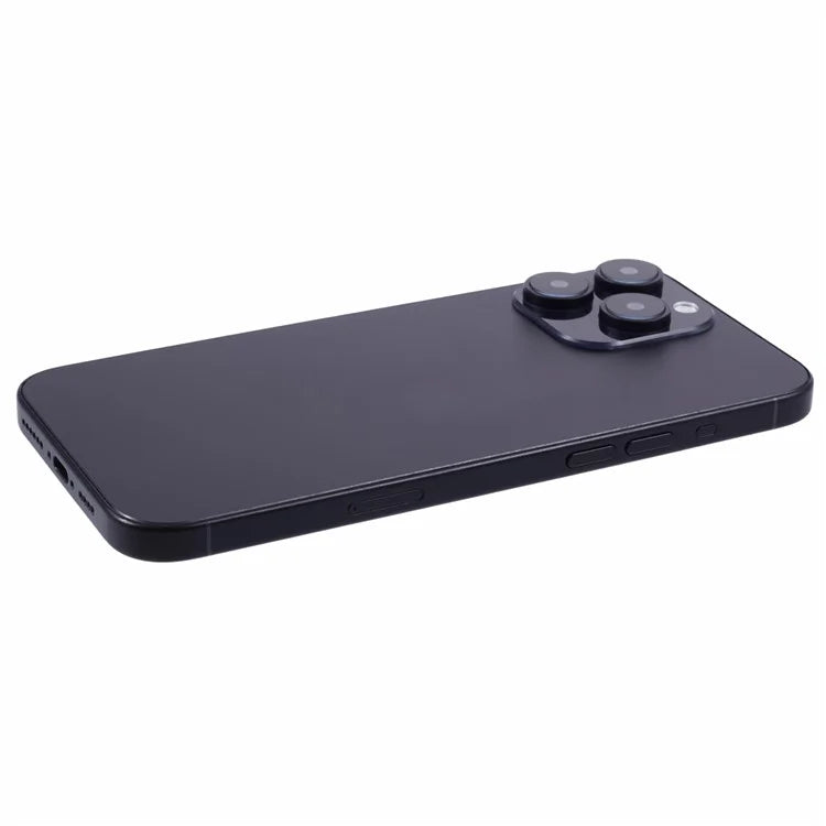 For iPhone 16 Pro Max Fake Phone Model Black Screen Not Real Smartphone Display (Without Logo)