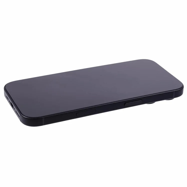 For iPhone 16 Pro Max Fake Phone Model Black Screen Not Real Smartphone Display (Without Logo)