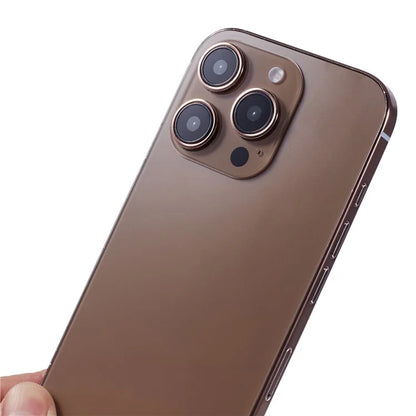 For iPhone 16 Pro Fake Phone Model Black Screen Not Real Smartphone Display (Without Logo)