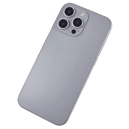 For iPhone 16 Pro Fake Phone Model Black Screen Not Real Smartphone Display (Without Logo)