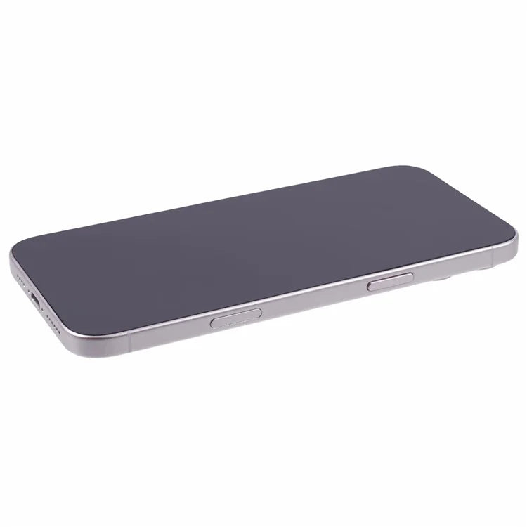 For iPhone 16 Fake Phone Model Black Screen Not Real Smartphone Display (Without Logo)