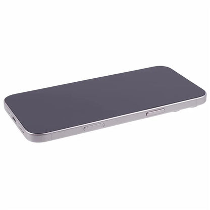 For iPhone 16 Fake Phone Model Black Screen Not Real Smartphone Display (Without Logo)
