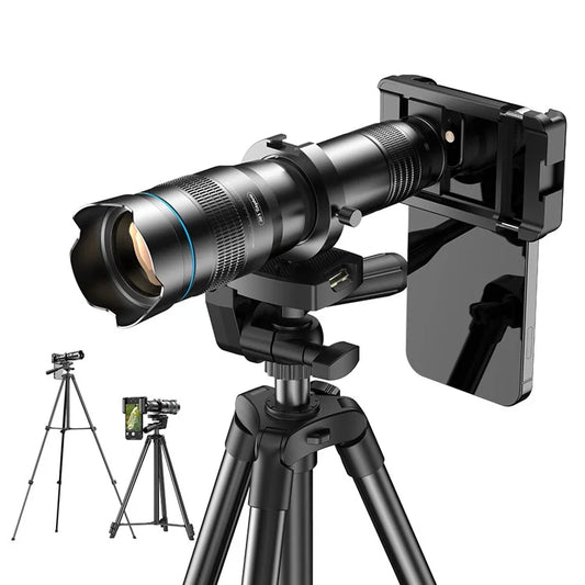 APEXEL APL-36XCR50 Aluminum Alloy 36X Telephoto Lens Phone Camera for Bird Watching Hiking