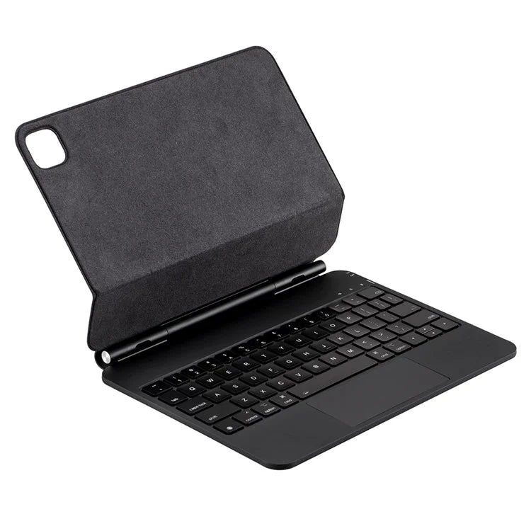 X7 For iPad Pro 11 (2024) M4 Magnetic Suspension Bluetooth Keyboard Leather Case with Backlight