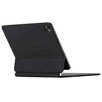 X7 For iPad Pro 11 (2024) M4 Magnetic Suspension Bluetooth Keyboard Leather Case with Backlight