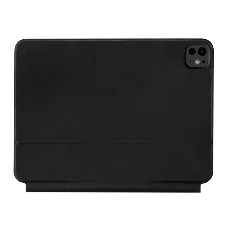 X7 For iPad Pro 11 (2024) M4 Magnetic Suspension Bluetooth Keyboard Leather Case with Backlight