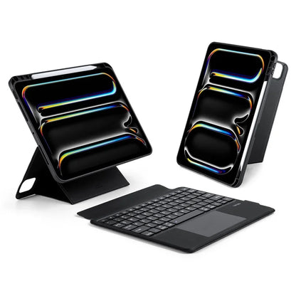 DUX DUCIS For iPad Pro 11 (2024) Case Detachable Touchpad Bluetooth Keyboard Tablet Leather Cover