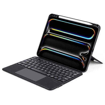 DUX DUCIS For iPad Pro 11 (2024) Case Detachable Touchpad Bluetooth Keyboard Tablet Leather Cover
