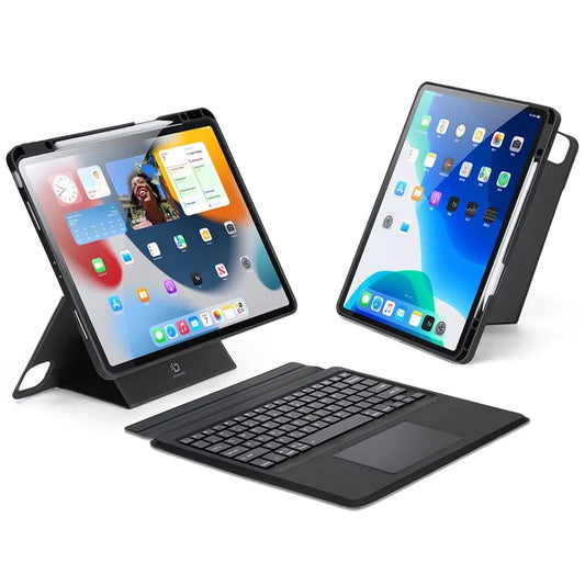 DUX DUCIS For iPad Air 13 (2024) / iPad Pro 12.9-inch (2018) / (2020) / (2021) / (2022) Detachable Bluetooth Keyboard Tablet Case