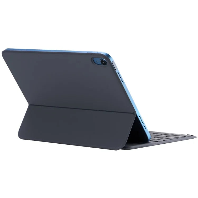 1038 For iPad 10.9 (2022) Ultra-Thin Tablet Case with Bluetooth Keyboard - Black