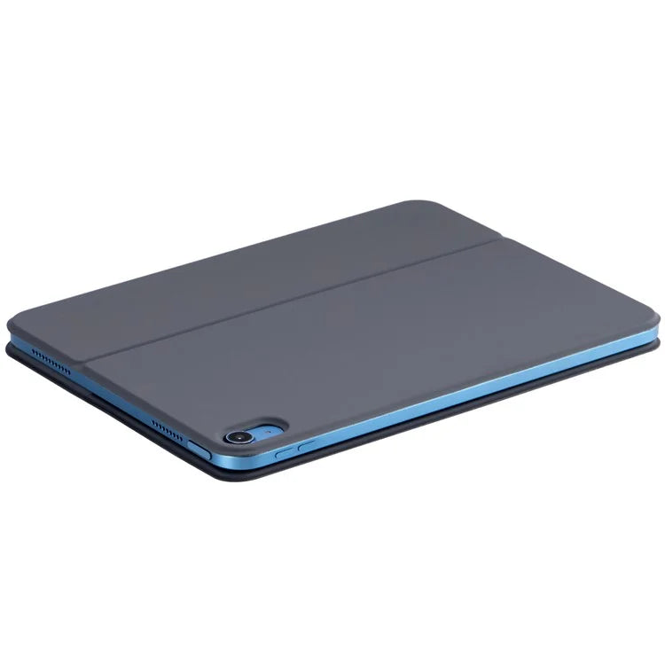 1038 For iPad 10.9 (2022) Ultra-Thin Tablet Case with Bluetooth Keyboard - Black