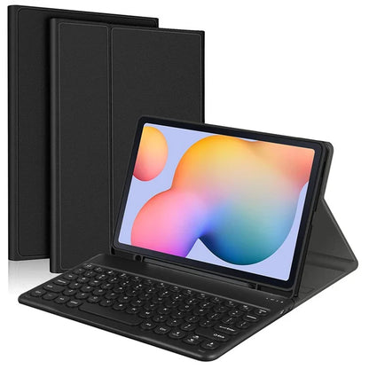 For Samsung Galaxy  Tab S7 (T870 / T875 / T878) / Tab S8 (SM-X700 / X706) Detachable Bluetooth Keyboard Cover with S Pen Holder