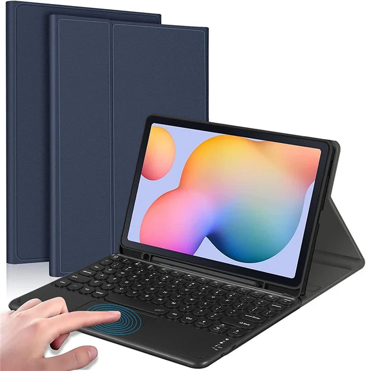 For Samsung Galaxy Tab A 10.1 (2019) Detachable Bluetooth Touchpad Keyboard Cover with S Pen Holder
