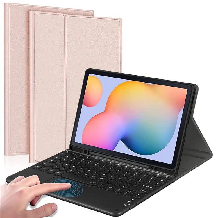 For Samsung Galaxy Tab A 10.1 (2019) Detachable Bluetooth Touchpad Keyboard Cover with S Pen Holder