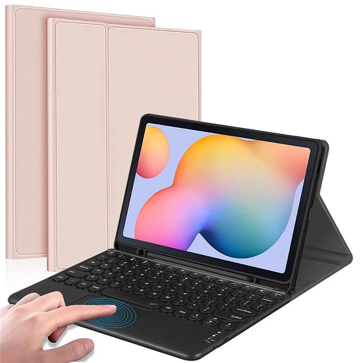 For Samsung Galaxy Tab A8 10.5 (2022) Detachable Bluetooth Touchpad Keyboard Cover with S Pen Holder