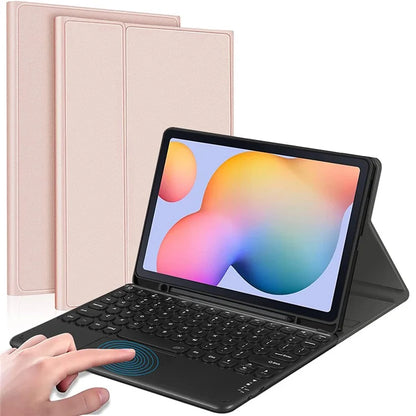 For Samsung Galaxy Tab A7 10.4 (2020) Detachable Bluetooth Touchpad Keyboard Cover with S Pen Holder