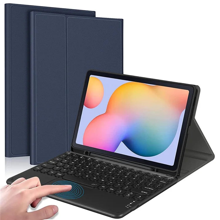 For Samsung Galaxy Tab S8+ / S7 FE / S7+ Detachable Bluetooth Touchpad Keyboard Cover with S Pen Holder