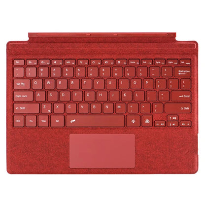 1089D For Microsoft Surface Pro 7+ / 7 / 6 / 5 / 4 / 3 Colorful Backlit Tablet Bluetooth Keyboard with Touchpad
