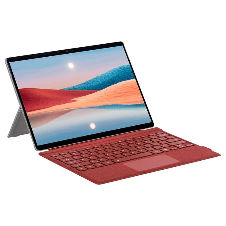 1089D For Microsoft Surface Pro 7+ / 7 / 6 / 5 / 4 / 3 Colorful Backlit Tablet Bluetooth Keyboard with Touchpad