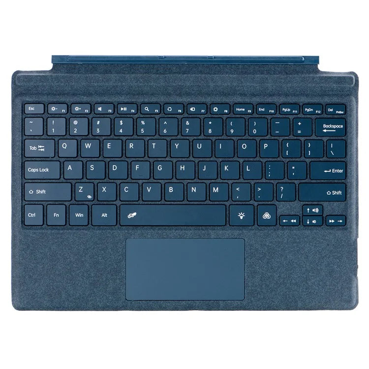 1089D For Microsoft Surface Pro 7+ / 7 / 6 / 5 / 4 / 3 Colorful Backlit Tablet Bluetooth Keyboard with Touchpad