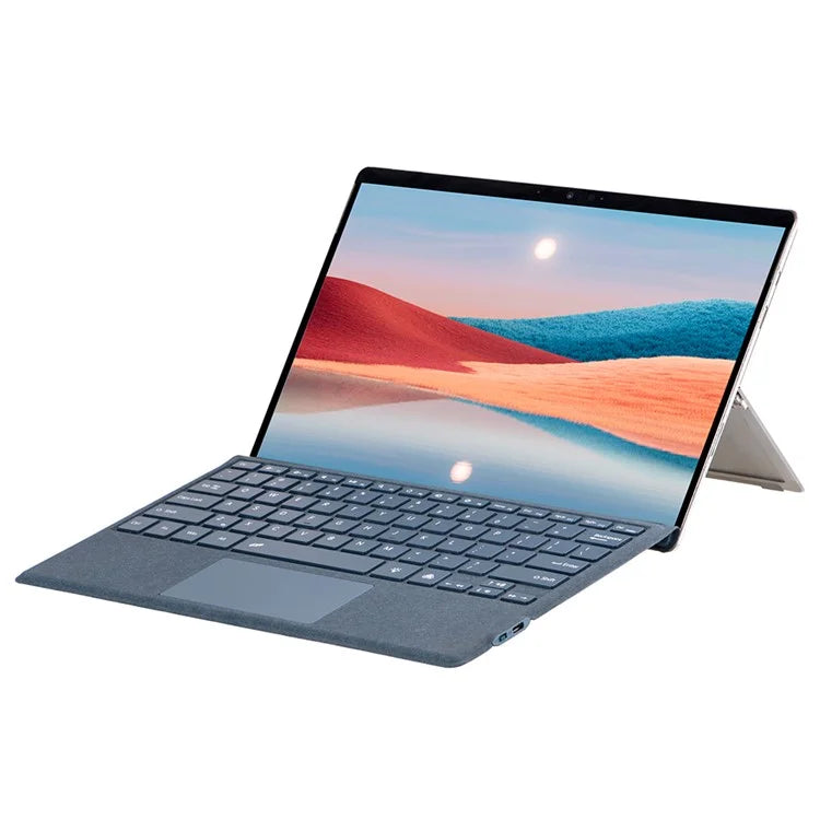 1089D For Microsoft Surface Pro 7+ / 7 / 6 / 5 / 4 / 3 Colorful Backlit Tablet Bluetooth Keyboard with Touchpad