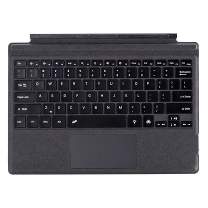 1089D For Microsoft Surface Pro 7+ / 7 / 6 / 5 / 4 / 3 Colorful Backlit Tablet Bluetooth Keyboard with Touchpad